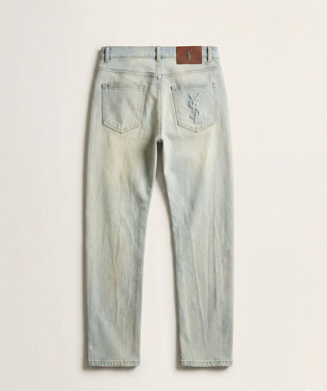 Saint Laurent YSL - Light Wash Denim Jeans