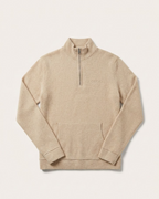 Gucci - Beige Knit Quarter-Zip