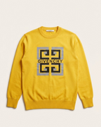 Givenchy - 4G Logo Knit Crewneck Sweater - Yellow
