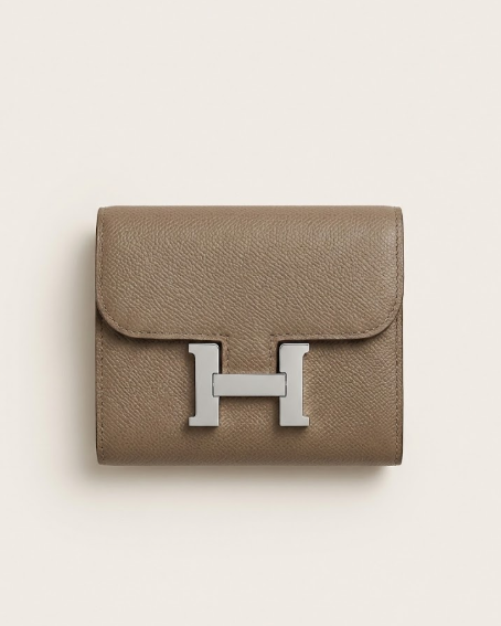 Hermes - Constance Slim Wallet - Etoupe Epsom
