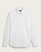 Zegna - Men's Classic White Cotton Button-Up Shirt
