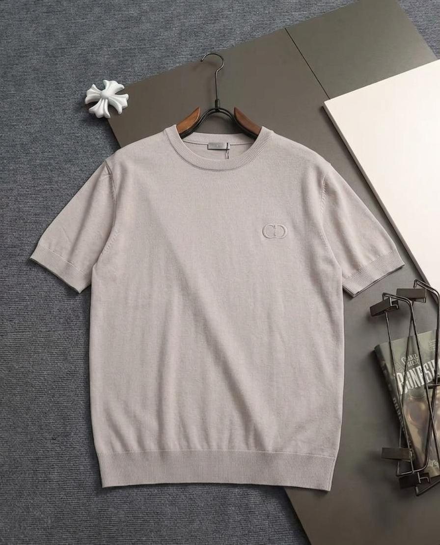 Dior - CD Logo Knitted T-Shirt image 2