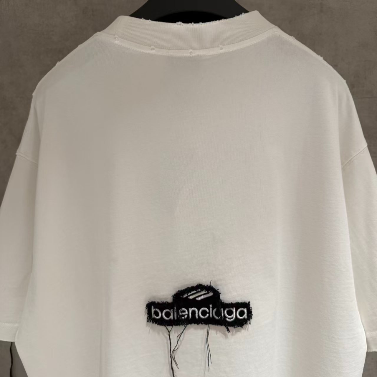 Balenciaga - White Patch T-Shirt image 4