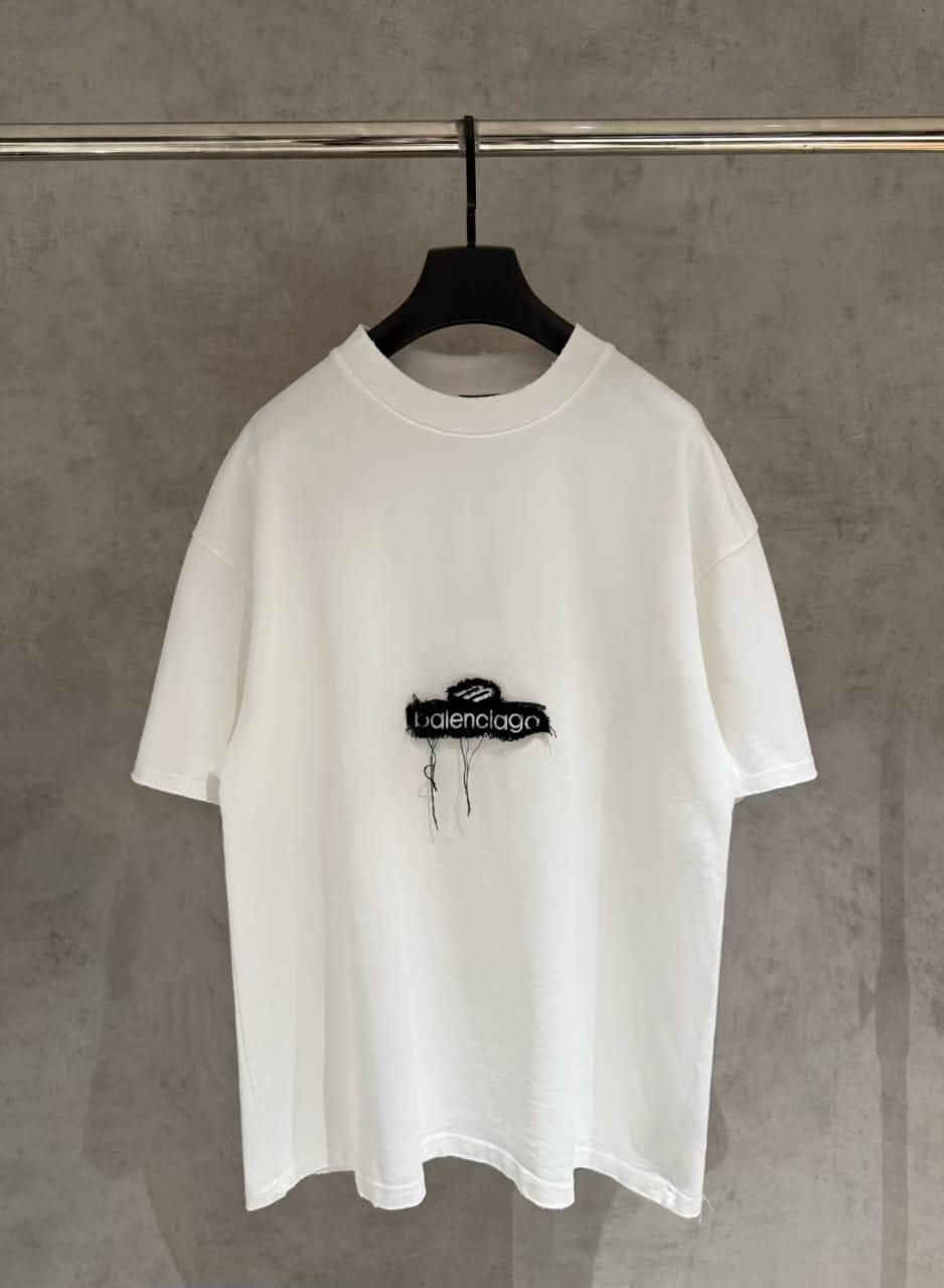 Balenciaga - White Patch T-Shirt image 2