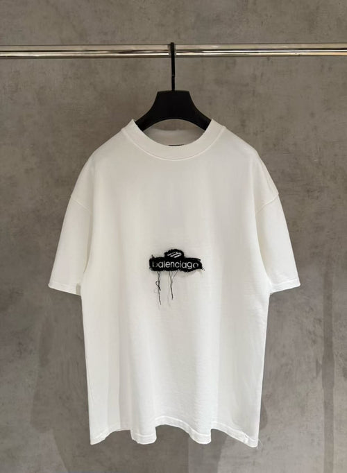 Balenciaga - White Patch T-Shirt image 2
