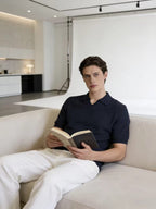 Brunello Cucinelli - Ribbed Knit Open-Neck Polo T-Shirt image 3