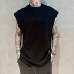 Y3 - Embroidered Signature Tank Top - Black image 2