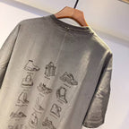 Balenciaga - Distressed Logo Oversized T-Shirt image 4
