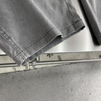 Balenciaga - Wide-Leg Utility Trousers in Washed Grey image 7