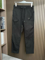Prada - Black Drawstring Trousers image 2
