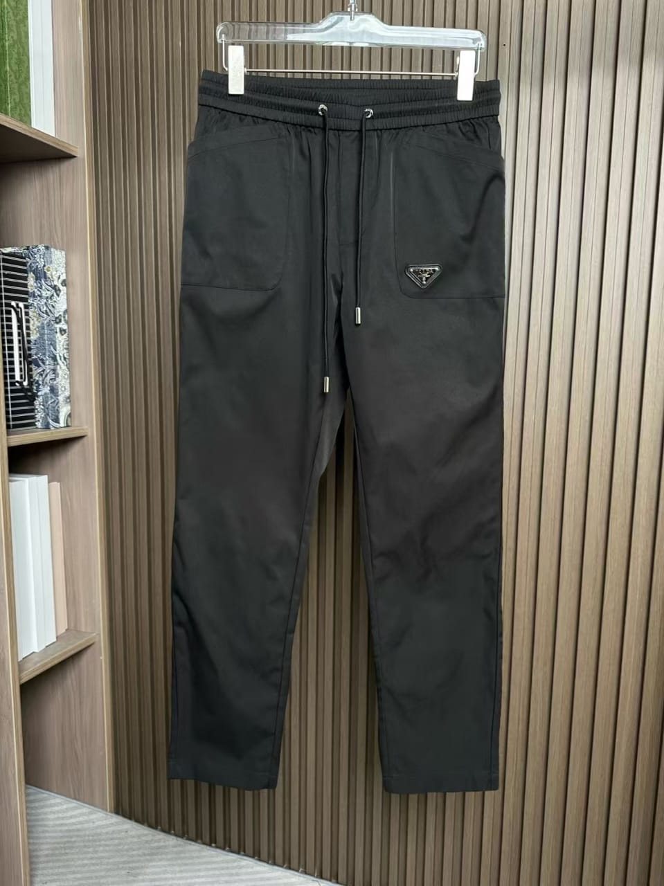 Prada - Black Drawstring Trousers image 2