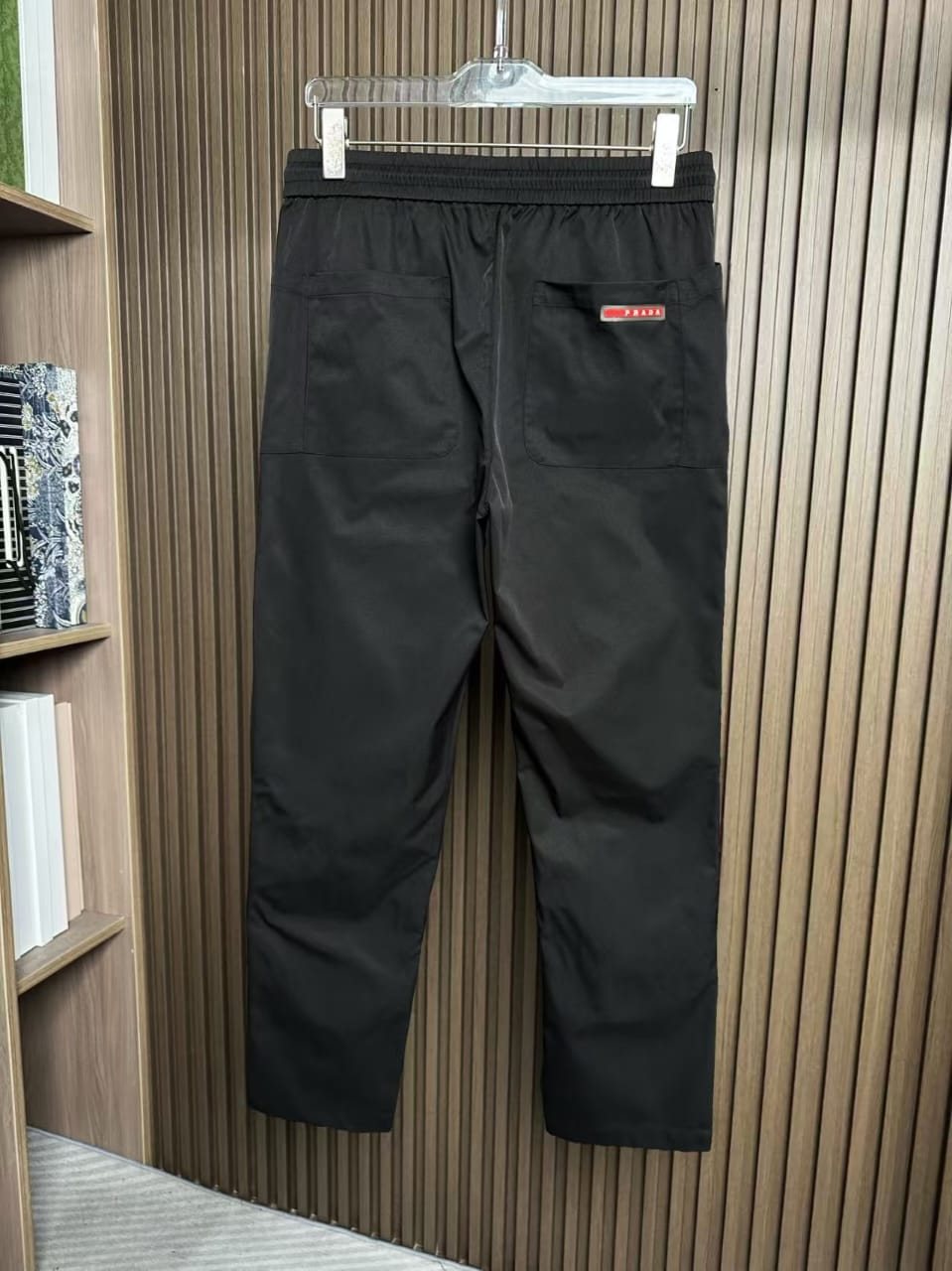 Prada - Black Drawstring Trousers image 4