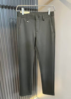 Burberry Olive Tailored Slim-Fit Trousers