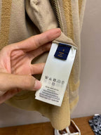 Louis Vuitton Geometric Panel Zip-Up Knit Cardigan