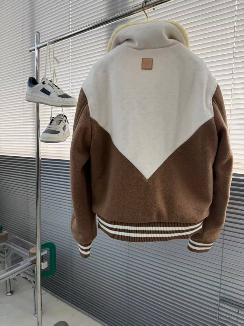 Louis Vuitton Sherpa Fleece Bomber Jacket