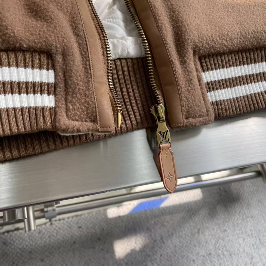 Louis Vuitton Sherpa Fleece Bomber Jacket