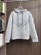 Giorgio Armani Men's Grey Hoodie