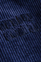 Miu Miu Dark Blue Corduroy Zip-Up Jacket