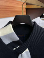 Louis Vuitton Signature Scarf-Detail Knit Sweater