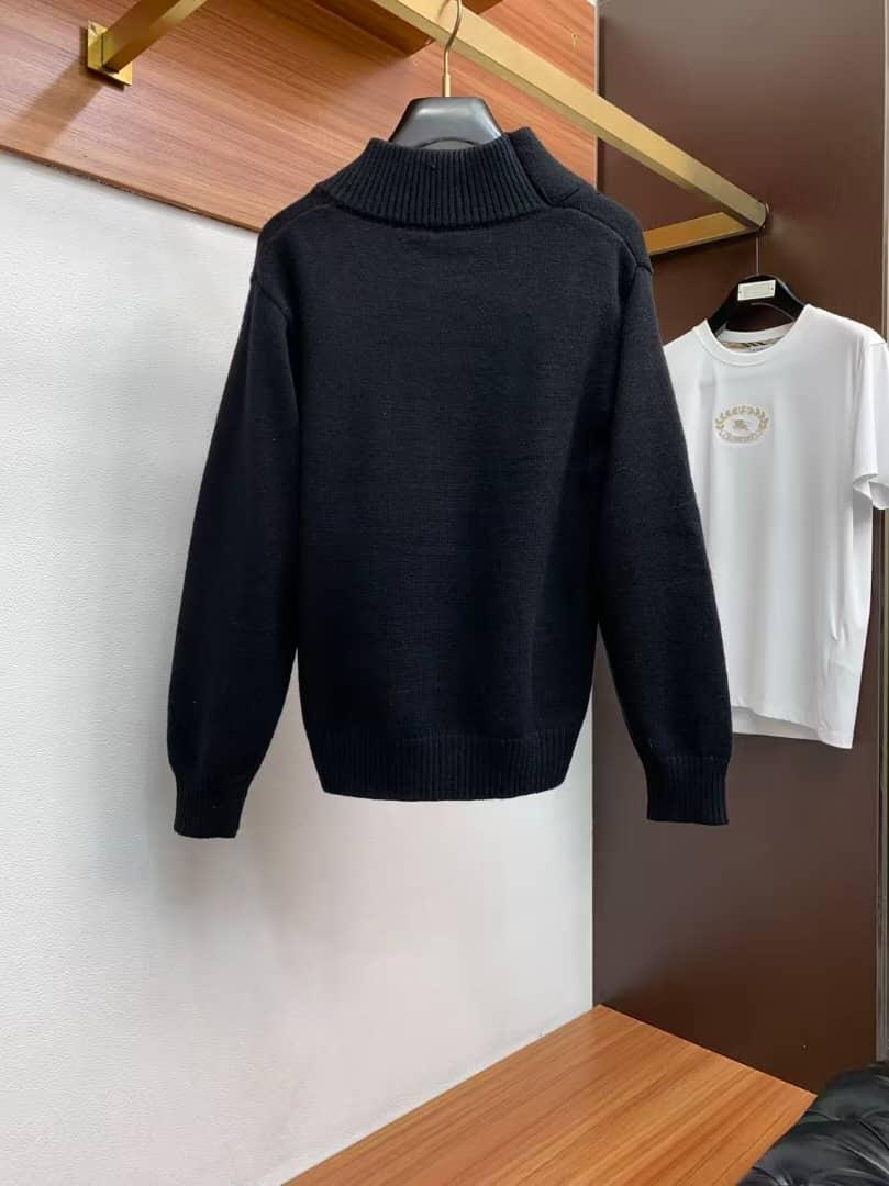 Louis Vuitton Signature Scarf-Detail Knit Sweater