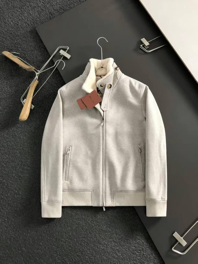 Men's Herringbone Wool-Blend Jacket