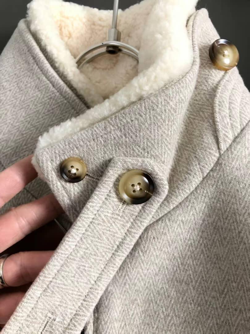 Men's Herringbone Wool-Blend Jacket