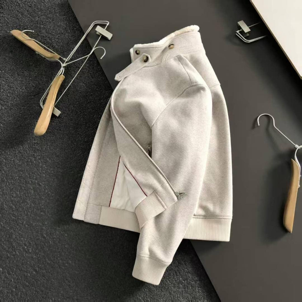 Men's Herringbone Wool-Blend Jacket