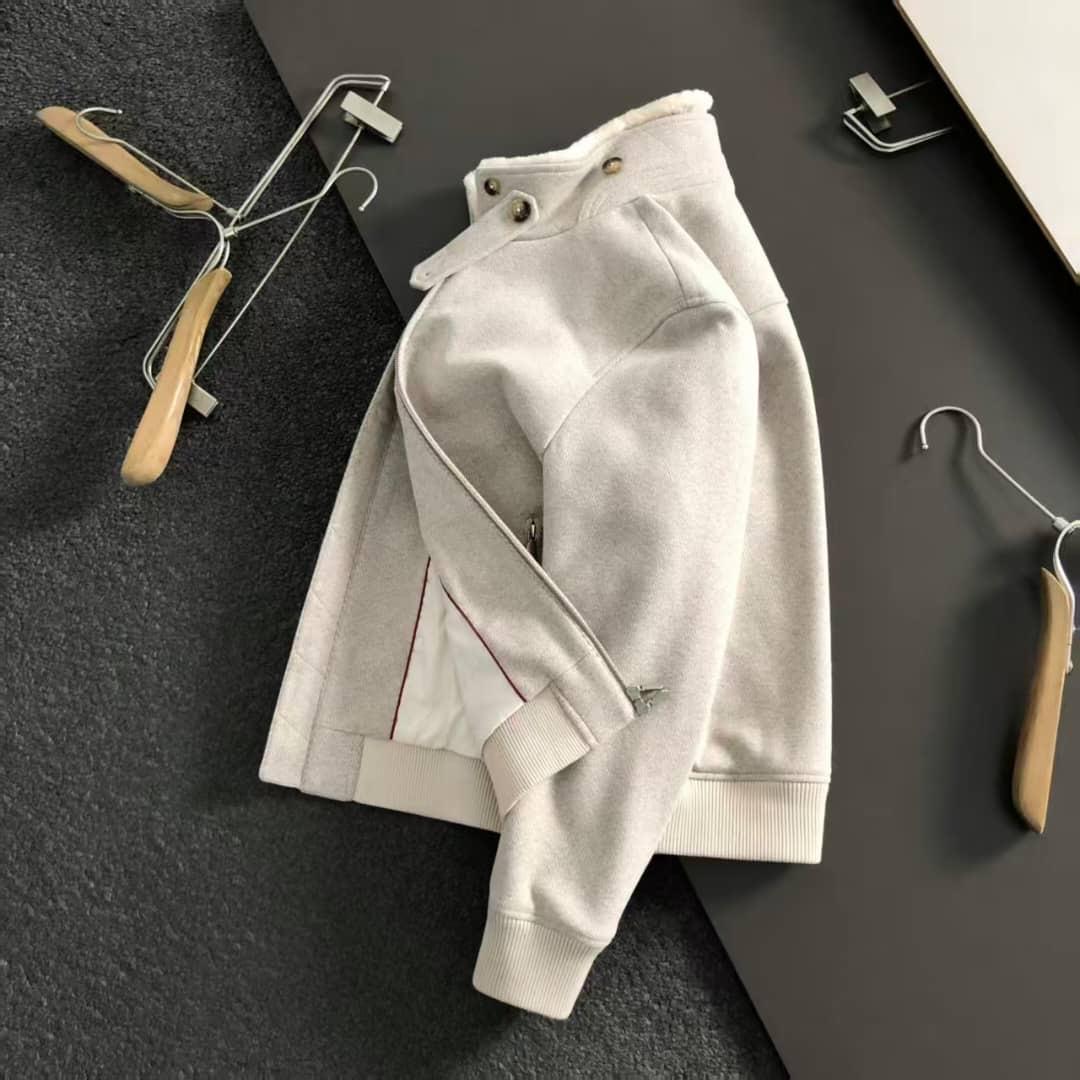 Men's Herringbone Wool-Blend Jacket