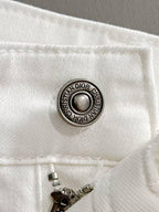 DIOR Slim-Fit White Denim Jeans