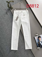 DIOR Slim-Fit White Denim Jeans