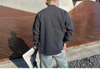 Hermes Men's Dark Grey Cotton Blend Bomber Jacket