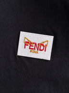Fendi Men's "FENDI ROMA" Logo Patch Sweatshirt