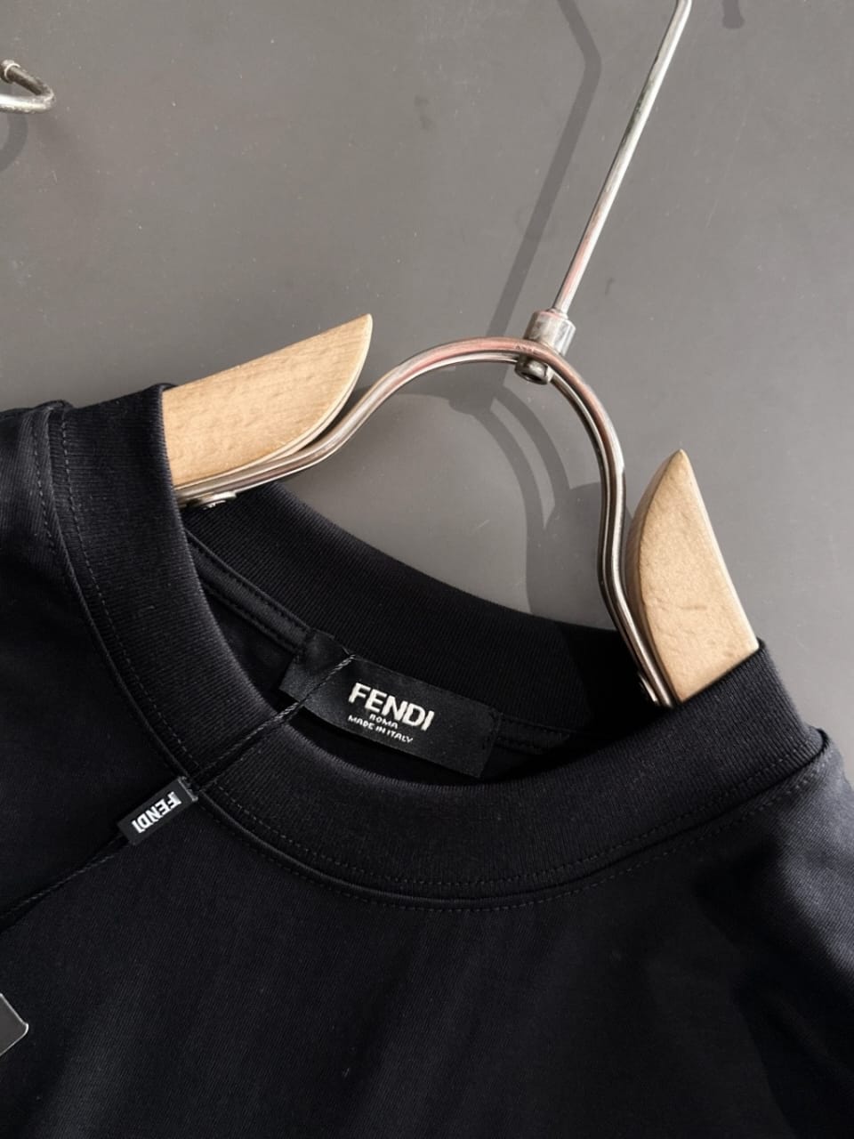Fendi Men's "FENDI ROMA" Logo Patch Sweatshirt