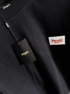 Fendi Men's "FENDI ROMA" Logo Patch Sweatshirt