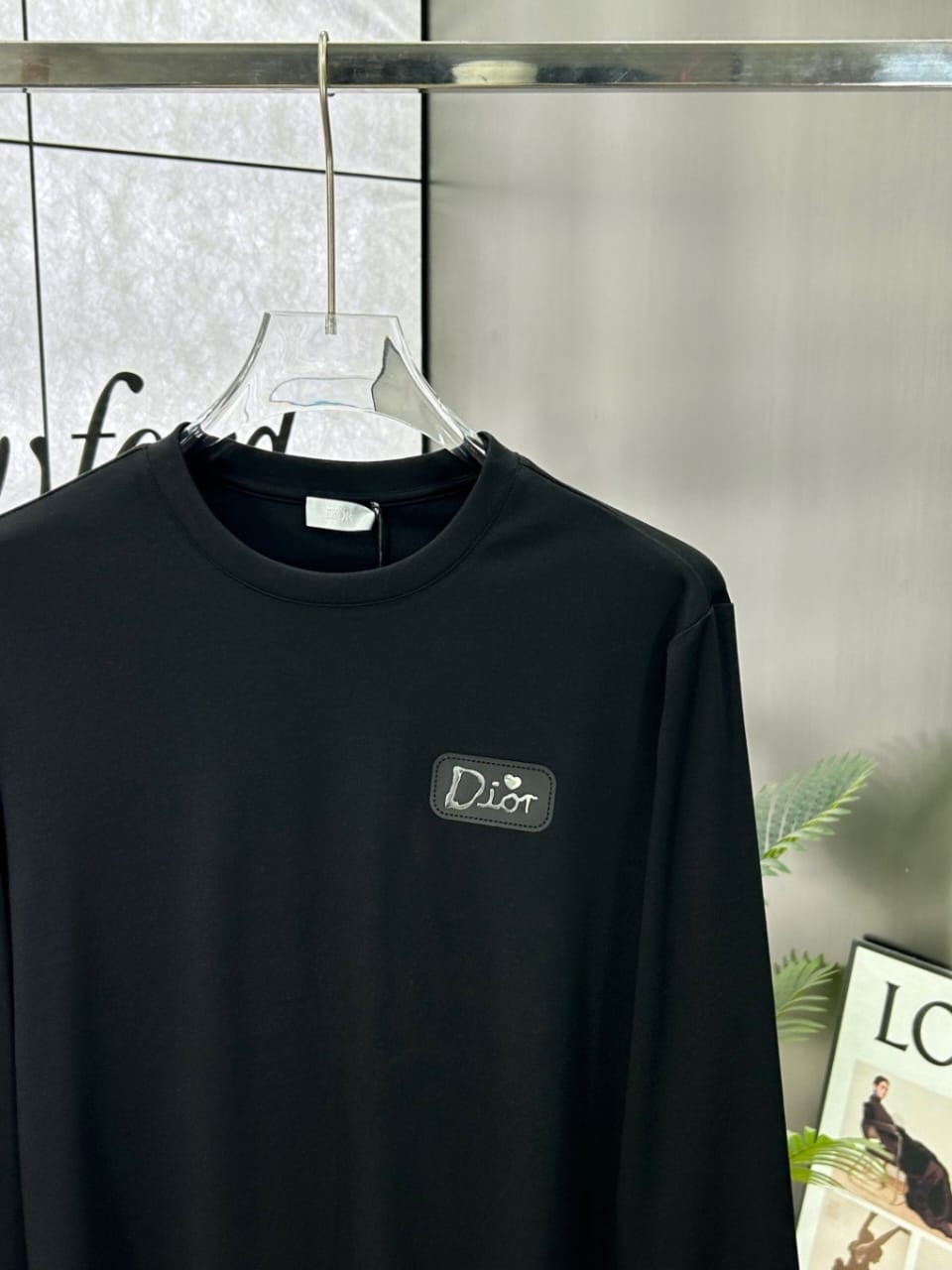Dior Long-Sleeve T-Shirt - Black