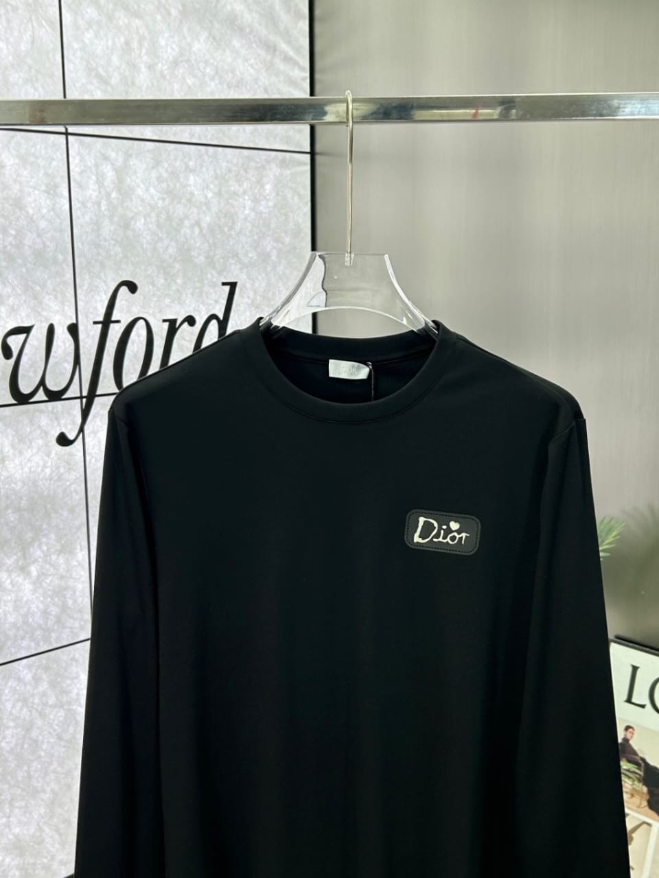 Dior Long-Sleeve T-Shirt - Black