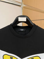Fendi Two-Tone "Fendi Roma" Monster Eyes Sweatshirt