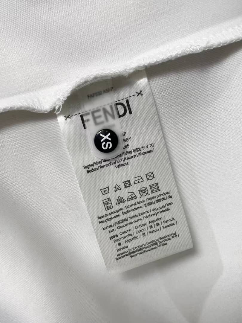 Fendi Two-Tone "Fendi Roma" Monster Eyes Sweatshirt