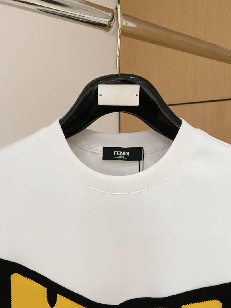 Fendi Two-Tone "Fendi Roma" Monster Eyes Sweatshirt