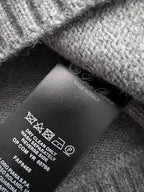 Loro Piana - Grey Fine Knit Half-Zip