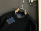 Louis Vuitton Black Oversized Monogram Graphic Knit Sweater