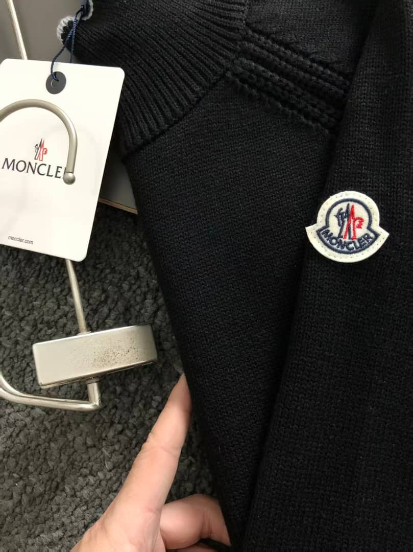 Moncler Men's Black Knit Turtleneck