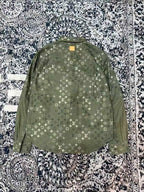 Louis Vuitton - Monogram Panelled Khaki Green Overshirt