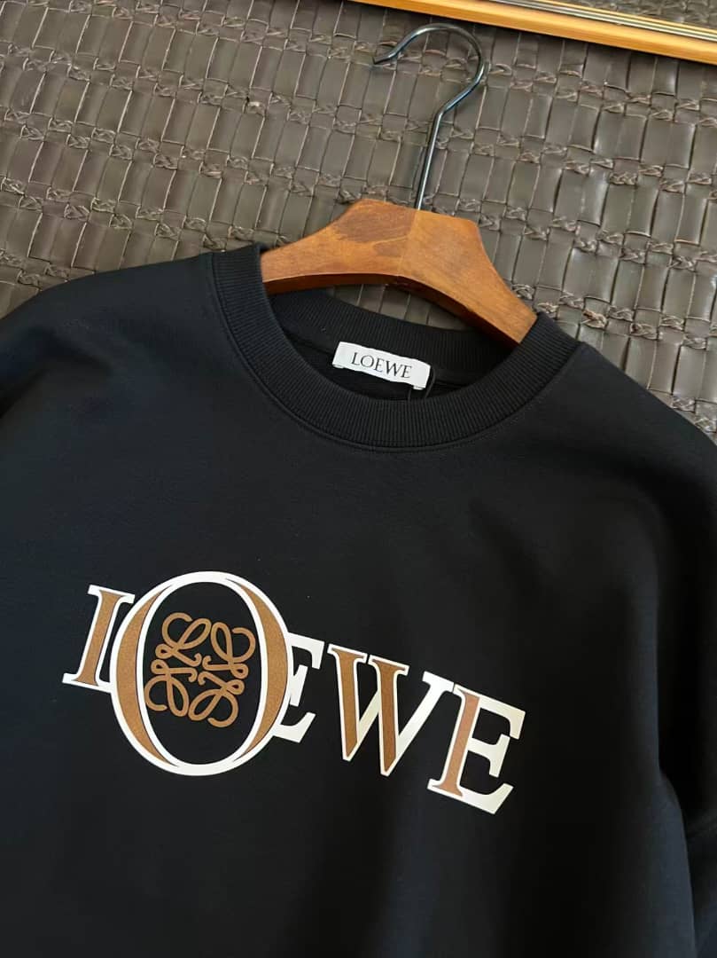 Loewe - Graphic Anagram Logo Black Sweatshirt