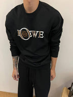 Loewe - Graphic Anagram Logo Black Sweatshirt