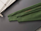 Prada - Green Fine-Knit Sweater with Contrast Elbow Patches