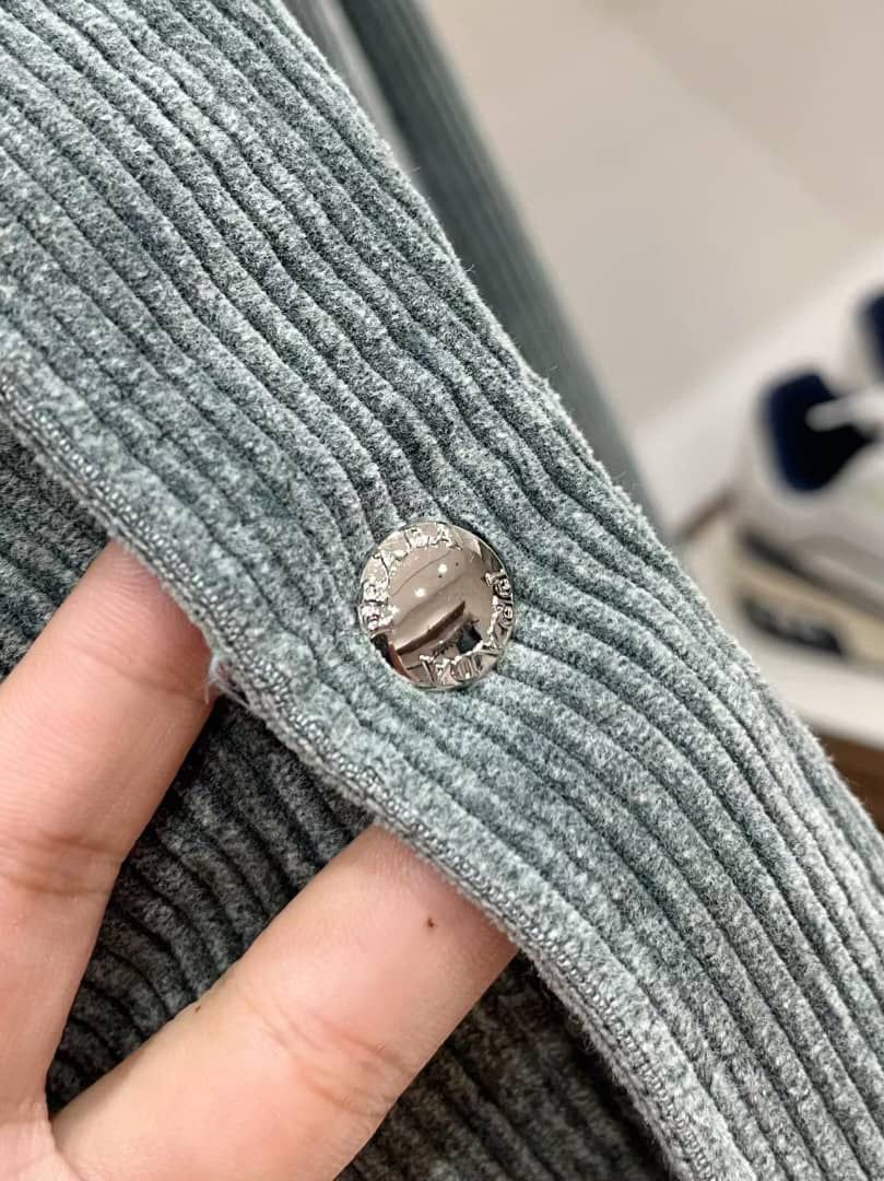 Prada - Petroleum Green Corduroy Overshirt