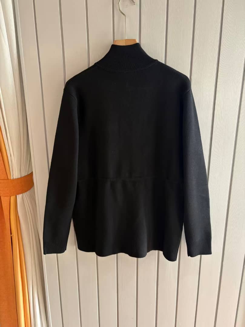 The Sartorial Knit Field Jacket in Noir Cashmere Blend