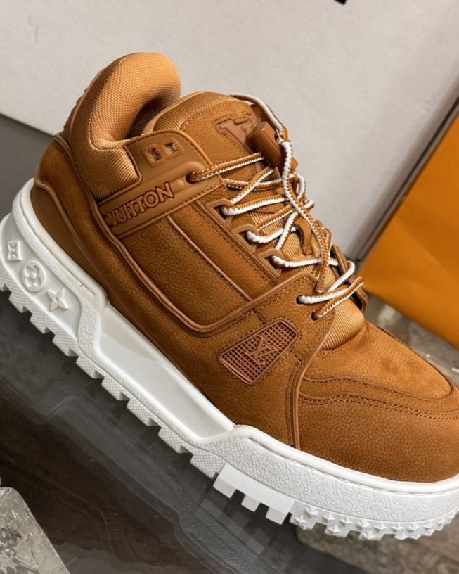 Louis Vuitton LV Trainer Maxi Sneaker – Cognac Nubuck