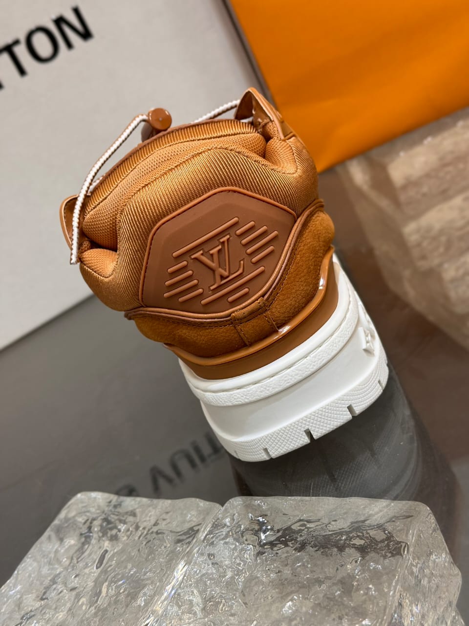 Louis Vuitton LV Trainer Maxi Sneaker – Cognac Nubuck